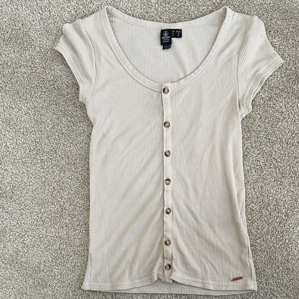 Volcom Cream Button-Down Shirt